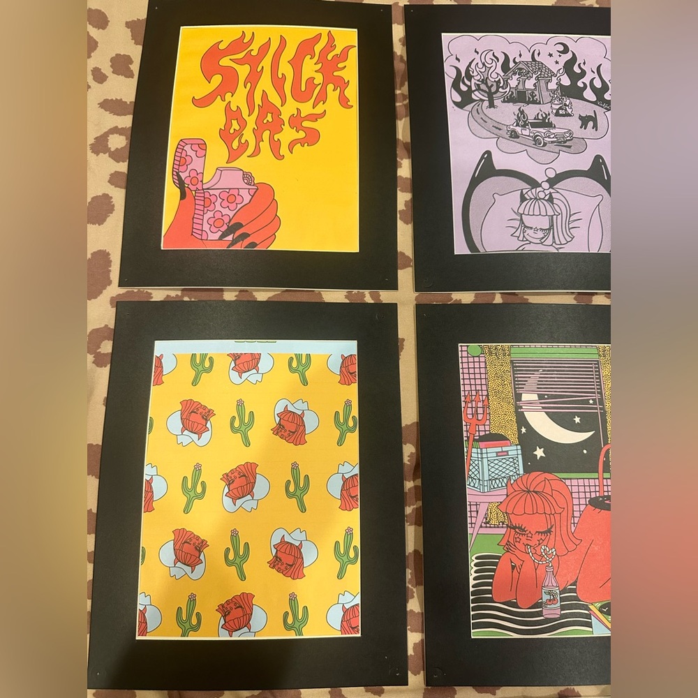 Set of 14 Valfre Art Prints in Black Frames - Picture 4 of 17